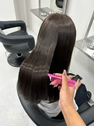 ロング パーマ Beleza Era所属・韓国レイヤー/ 縮毛矯正🎀minaのヘアスタイル