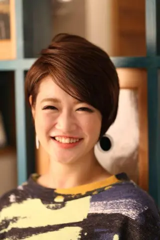 ショート 髪穂庵 カミノキモチ所属・宮脇 雄司のヘアスタイル