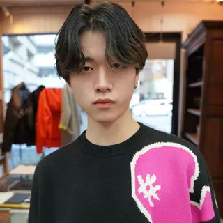 ショート メンズ ダウンパーマ 【sity.ザイク】のヘアスタイル