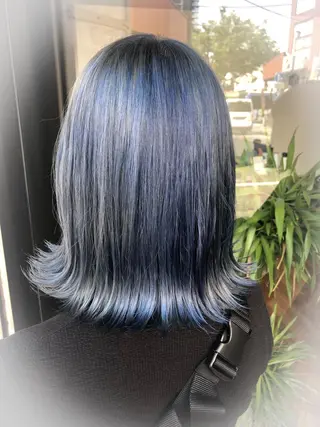 ミディアム カラー あらい なつみのヘアスタイル