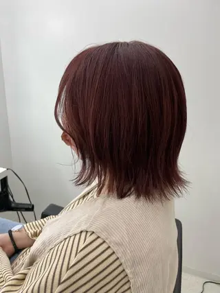 ミディアム カラー 《Zina札幌大通》 Hinano🐻のヘアスタイル