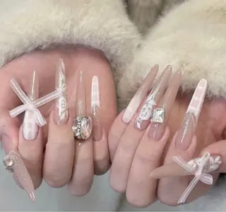 ネイル 長さだし専門店 M2　rikaのネイルデザイン