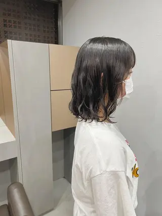 パーマ ボブパーマコテ巻き風 パーマNo1深江秀平のヘアスタイル