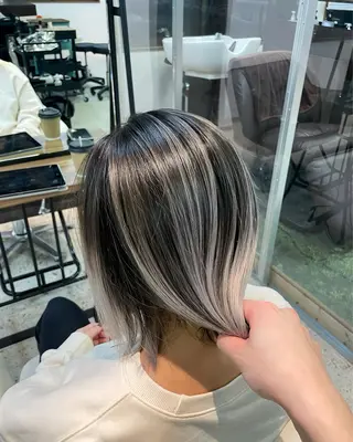 ミディアム meulu-所属・渡邉 怜のヘアスタイル