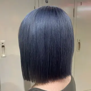 ミディアム 艶髪ハイトーン× ボブ🥣アイネのヘアスタイル