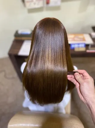 ロング ヘアーメイクポリッシュ桂所属・山﨑 将弥のヘアスタイル