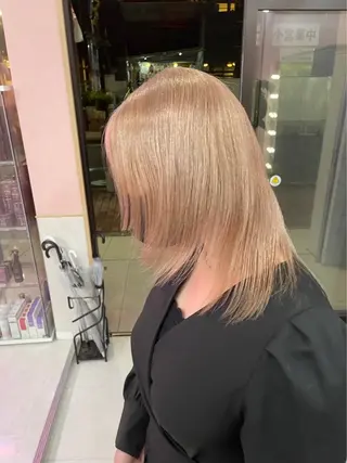 セミロング カラー メンズ🌈パーマ💎 MIYUのヘアスタイル