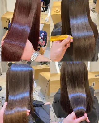 ロング カラー あざと可愛い❤️ 髪質整形💊 輝のヘアスタイル