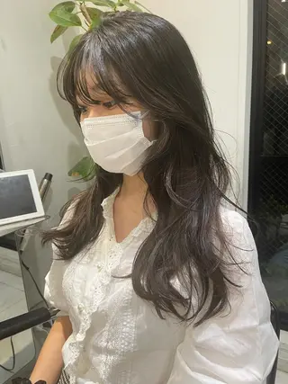 ロング カラー ラベンダー/レイヤー スタイル🤎mamiのヘアスタイル