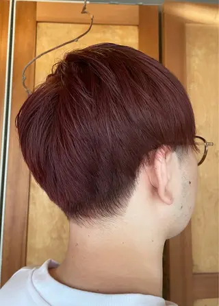 ショート カラー メンズ オオシロ ユウマのヘアスタイル