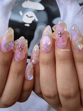 ネイル 3dパーツ/流行り 👧shushu❤️のネイルデザイン
