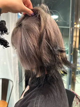 ミディアム カラー ユウ✩.*˚/メンズ 特化/シャドウパーマのヘアスタイル