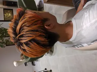 メンズ 浜田りほ Luxbe 博多バスターミナルのヘアスタイル