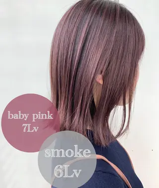 ミディアム カラー ヘアアレンジ Zina福岡天神🪞 髪質改善🪞レイヤーのヘアスタイル