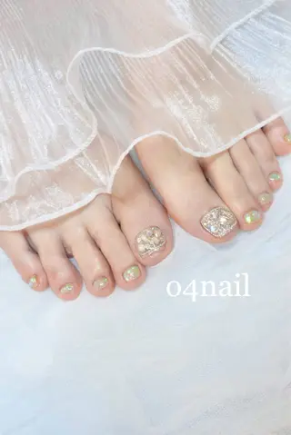 ロング キッズ SALON VILLAGE tenjin所属・o4nail___ ARISAのネイルデザイン