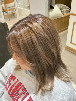 セミロング 🐝メンズハイライト …Rioのヘアスタイル