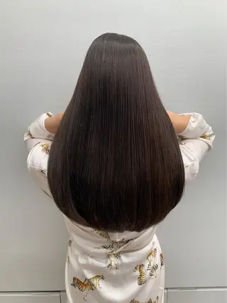 ロング レイヤー/艶カラー /韓国ヘア/高松のヘアスタイル