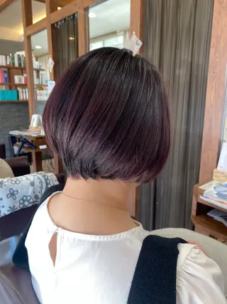 ショート 加藤 実穂のヘアスタイル