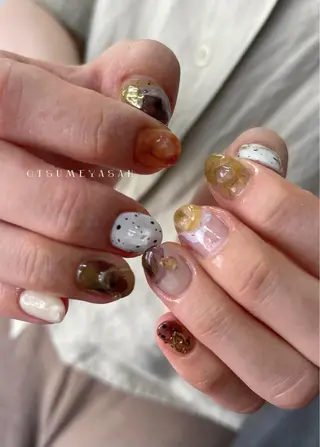 ネイル otsumeyasan所属・わたなべ ちかのネイルデザイン