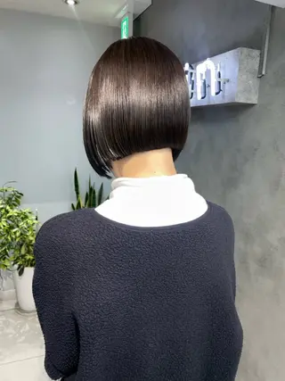 カラー 顔まわり/ボブウルフ 🤍愛唯(めい)のヘアスタイル