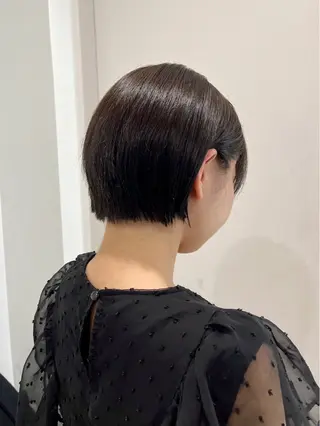 ショート モテヘア/グレージュ /ボブ/前原汐🎐のヘアスタイル