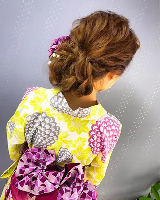 ヘアアレンジ 《カメレオン》 西田美輝のヘアスタイル