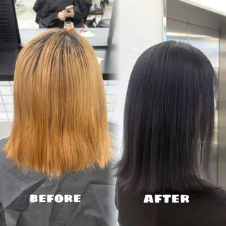 ミディアム カラー 🌟ゆりあ🌟 JILLSTUDIOのヘアスタイル