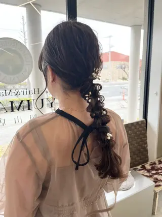 ヘアアレンジ YUIMARL岡山店 YUNOKA🦋🫧のヘアスタイル