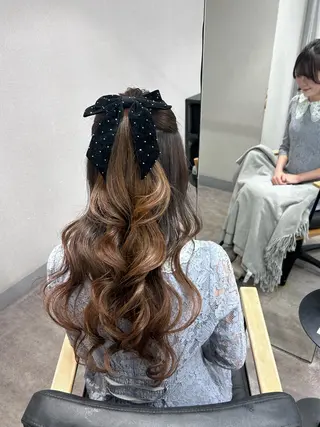 ロング 艶あり暖色カラー🌈 カラー診断あゆみのヘアスタイル
