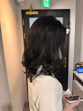 セミロング ブリーチ／デザイン／ 🫟Rurika🫟のヘアスタイル