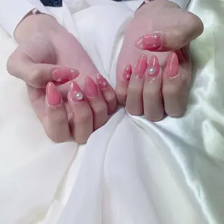 カラー ネイル 𓂃🦢Aurora Swan🌙𓂃のネイルデザイン