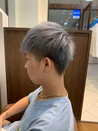 ショート カラー メンズ YOSHIZAWA Inc. PREMIUM   築地店所属・爲清 葵のヘアスタイル