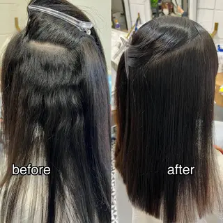 セミロング 艶髪美容室naty 元村貴裕のヘアスタイル