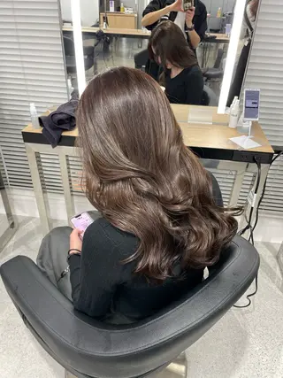 ロング 💍大人デザイン /ハイトーン♡リクトのヘアスタイル