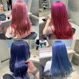 セミロング カラー 🦋ブリーチ/カラー 専門Aya💖のヘアスタイル