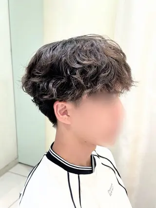 パーマ メンズ 【𝐀𝐬𝐡-池袋 】ひな 🎀💭のヘアスタイル