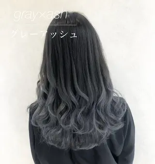 ロング カラー シールエクステ/渋谷 ／ギャル/LIALAのヘアスタイル