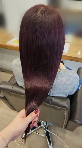 ロング カラー 関口 友菜のヘアスタイル