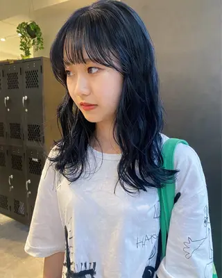 セミロング sliver マツイ　レンのヘアスタイル