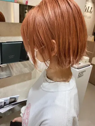 ショート カラー 駅チカ【ali'i】 アリイ花崎友美☘のヘアスタイル