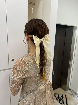 ヘアアレンジ アレンジ/ブラウン カラー HARU🕯のヘアスタイル