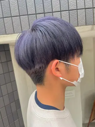 カラー メンズ FUJINO RYOのヘアスタイル