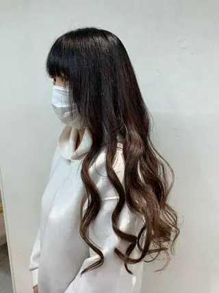 ロング 透明感カラー/ ダブルカラー /ソラのヘアスタイル