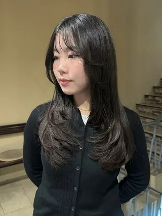 ロング カラー 四日市/レイヤー /似合わせカットのヘアスタイル