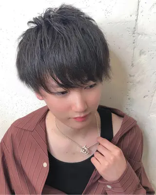 ショート メンズ MILI HAIR所属・韓国ヘア🇰🇷 RYOTAのヘアスタイル