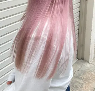 ロング カラー ブリーチカラーが人気 onnuのヘアスタイル