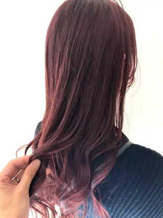 セミロング カラー 門田 恭弥のヘアスタイル