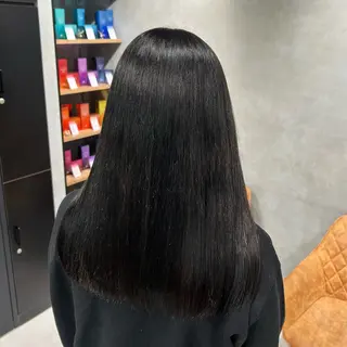 セミロング カラー 透明感カラー🫧 ✴︎meiのヘアスタイル