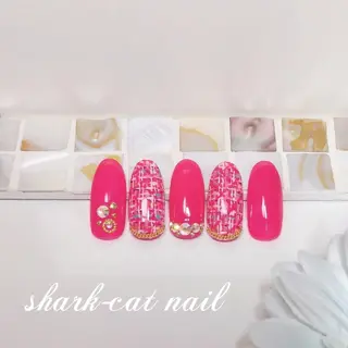 ネイル サメ猫 マーヤのネイルデザイン