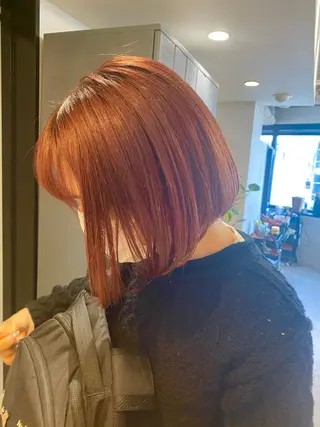 ミディアム ちばた/レイヤー 似合わせ/大阪中津のヘアスタイル